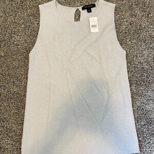 Ann Taylor very light blue shell (NWT)